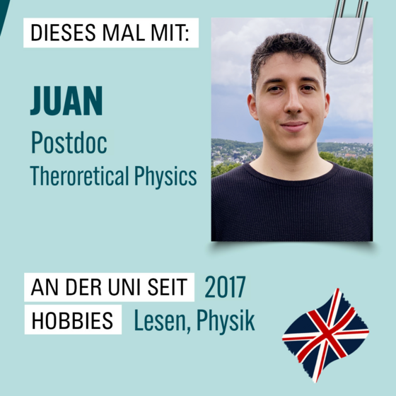 Eine Grafik mit Infos und einem Foto des Interviewpartners