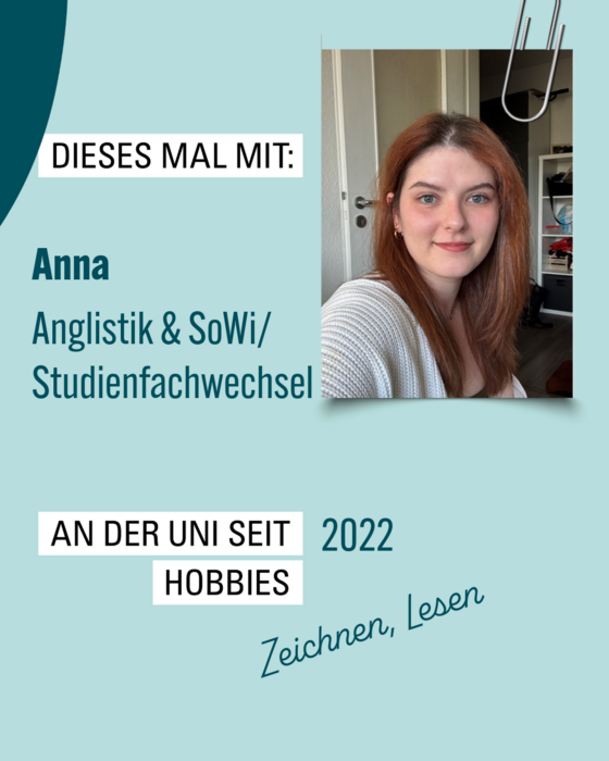 Eine Grafik mit Infos und einem Foto der Interviewpartnerin