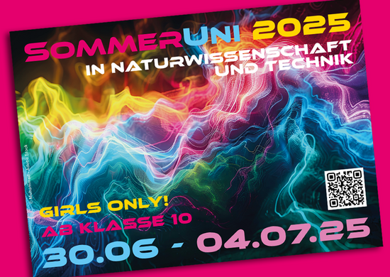 Titelbild der SommerUni 2025 mit allen wichtigen Infos.