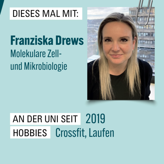Steckbrief von Frau Drews mit einem persönlichen Foto.